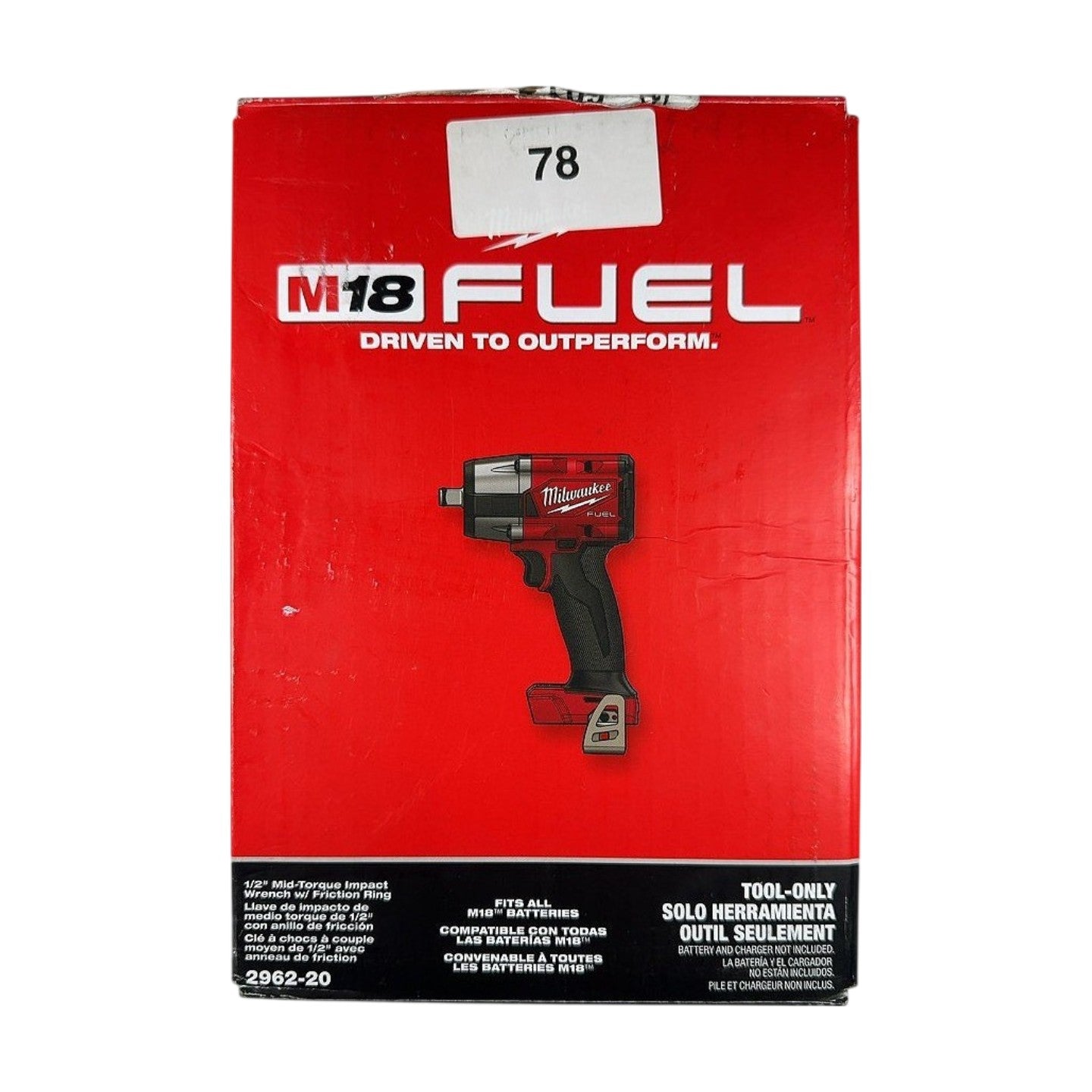 Milwaukee 2962-20 cordless impact wrench