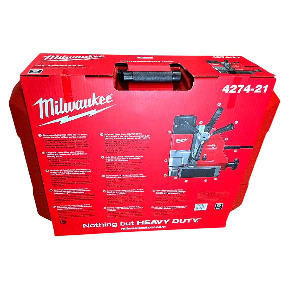 Milwaukee 4274-21 magnetic drill press