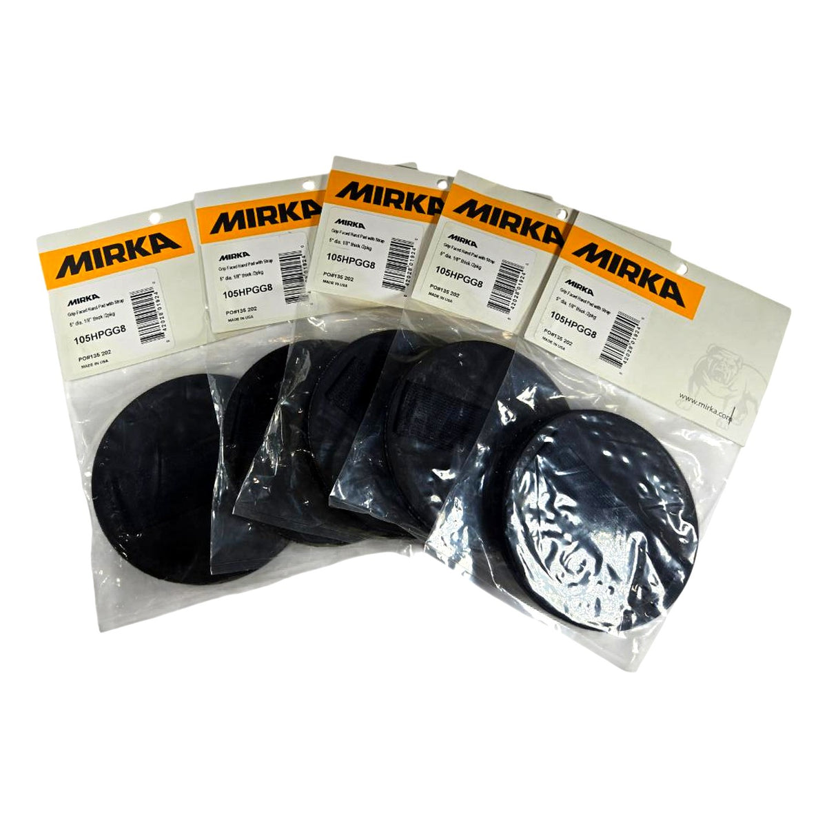 Mirka 105HPGG8 Grip Hand Sanding Pad