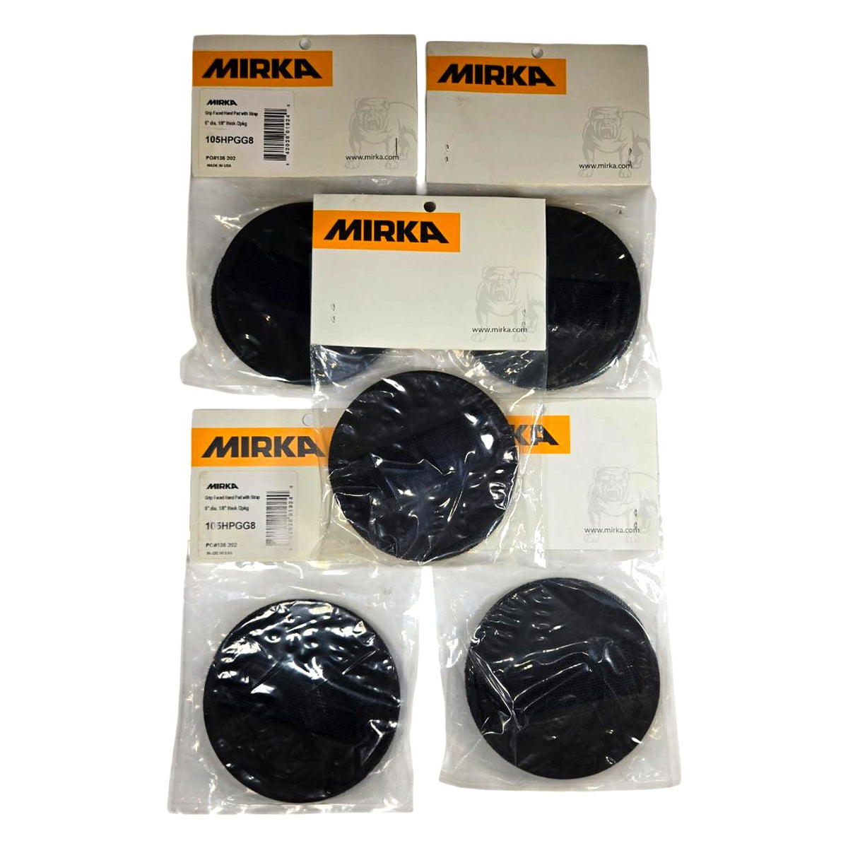 Mirka 105HPGG8 Grip Hand Sanding Pad