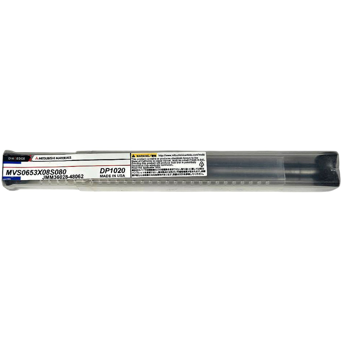 Mitsubishi MVS0653X08S080 carbide coolant-through drill