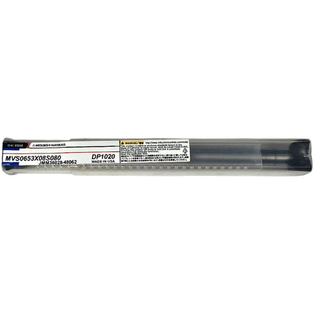 Mitsubishi MVS0653X08S080 carbide coolant-through drill