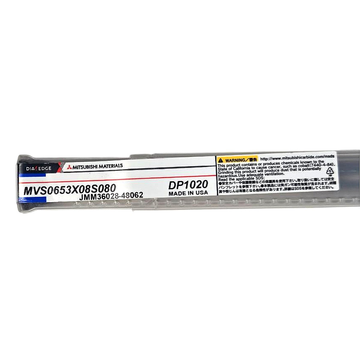 Mitsubishi MVS0653X08S080 carbide coolant-through drill