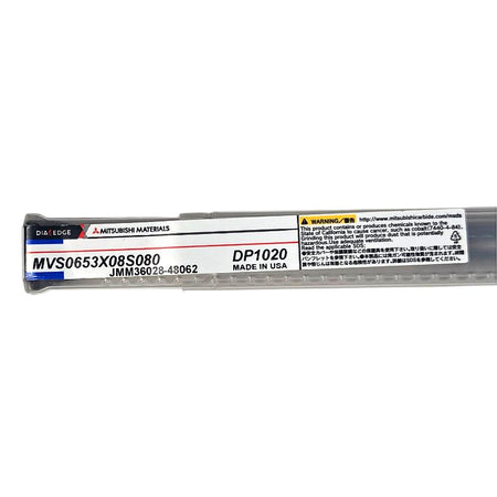 Mitsubishi MVS0653X08S080 carbide coolant-through drill