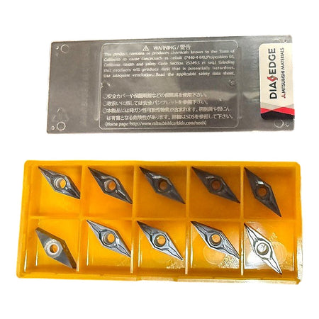 Mitsubishi VBMT110302-LS carbide turning insert