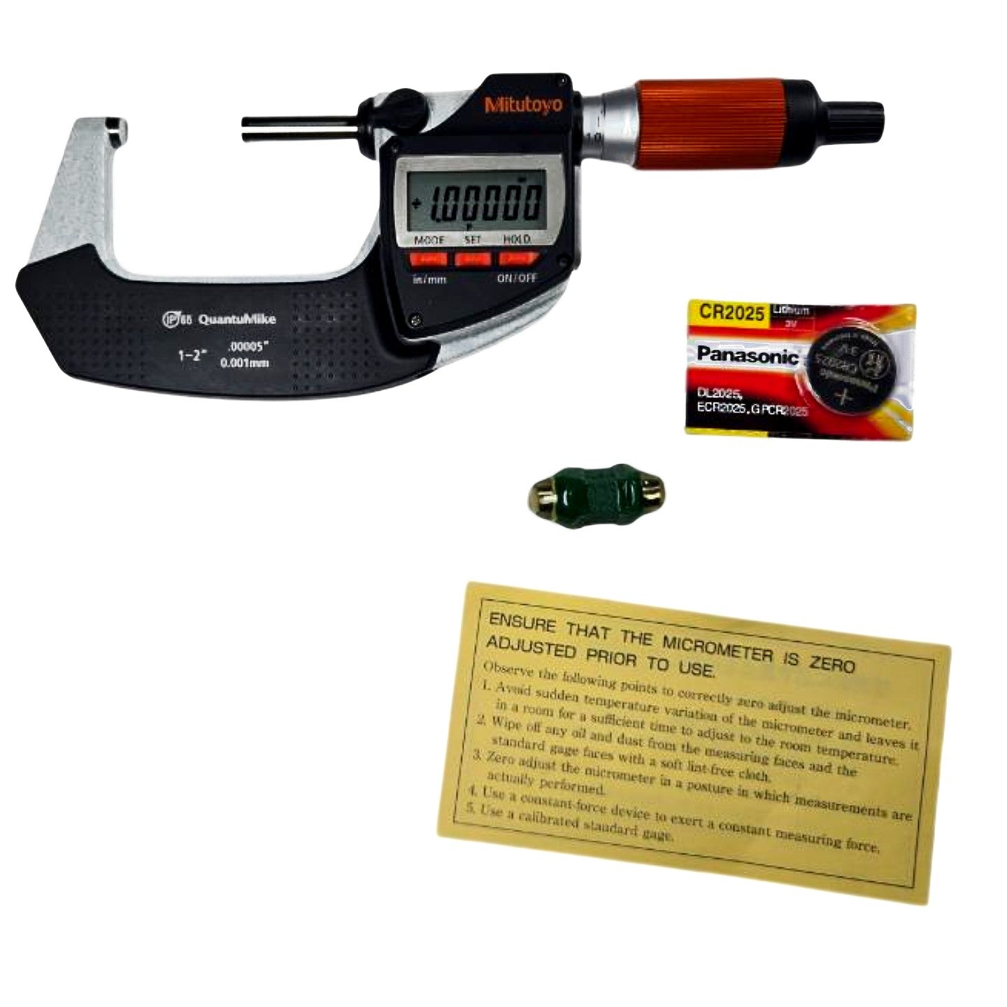 Mitutoyo 293-181-40 digital outside micrometer