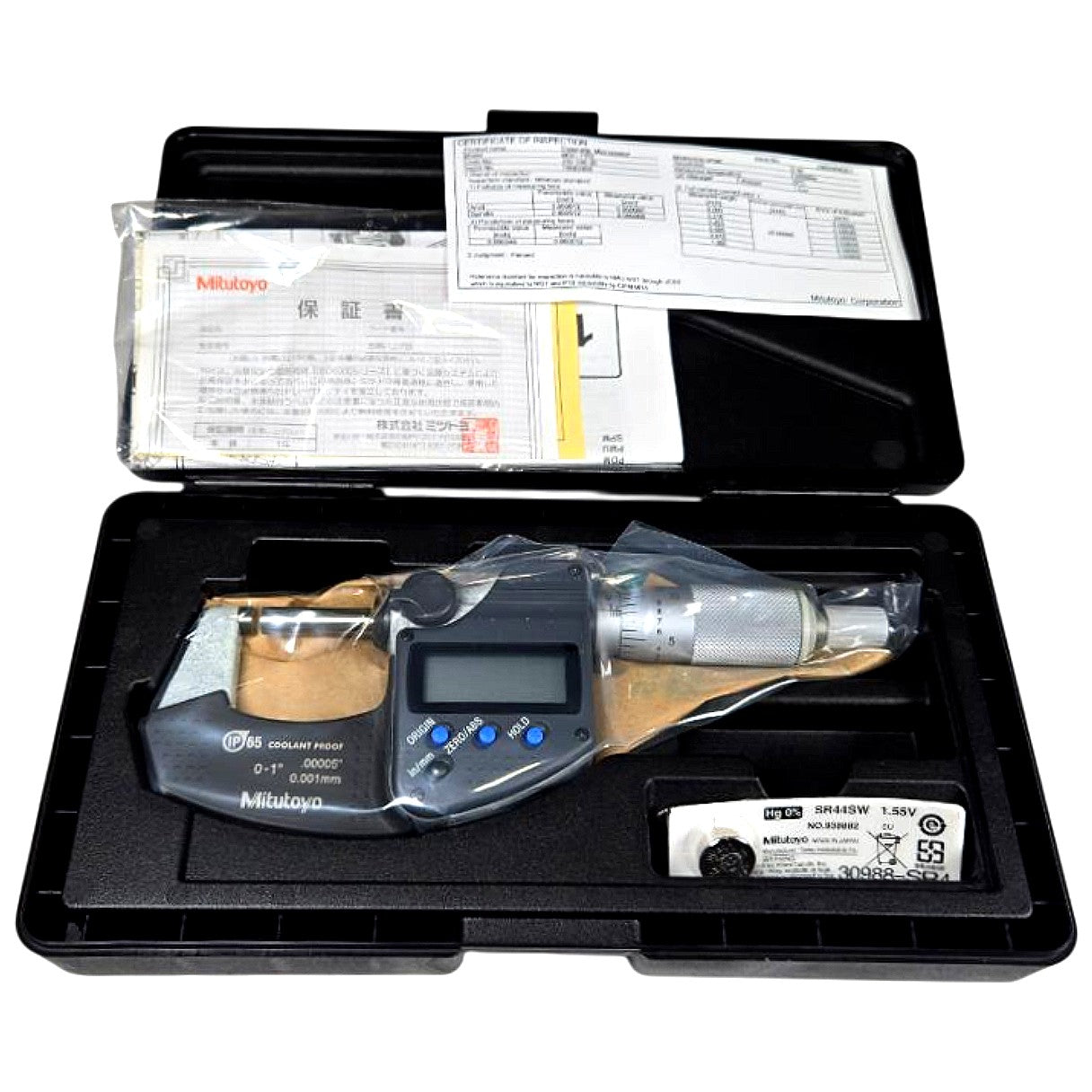 Mitutoyo 293-340-30 Digital Outside Micrometer
