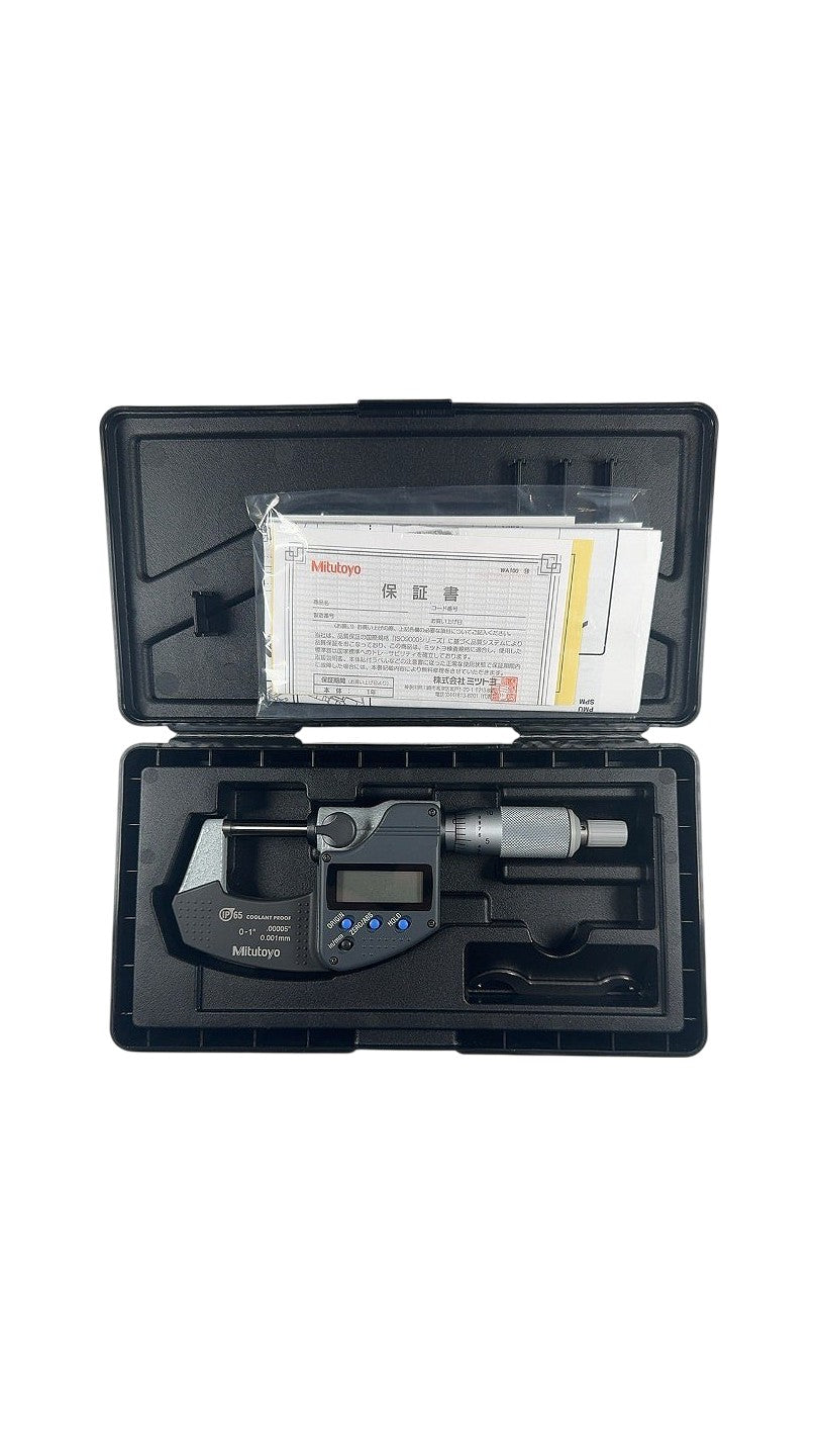 Mitutoyo 293-340-32 MDC-1PX 0-1in .00005in digital outside micrometer