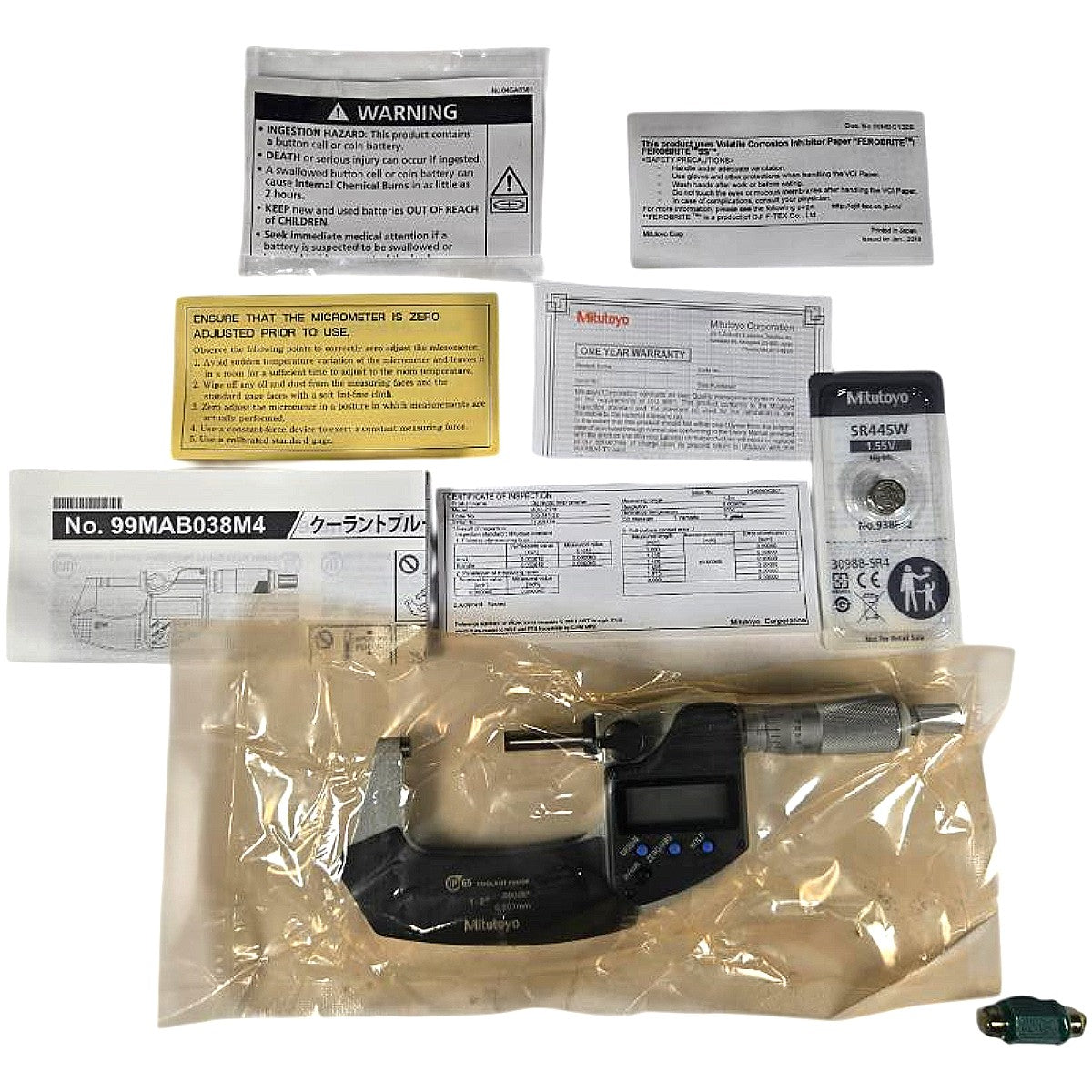 Mitutoyo 293-341-32 digital outside micrometer