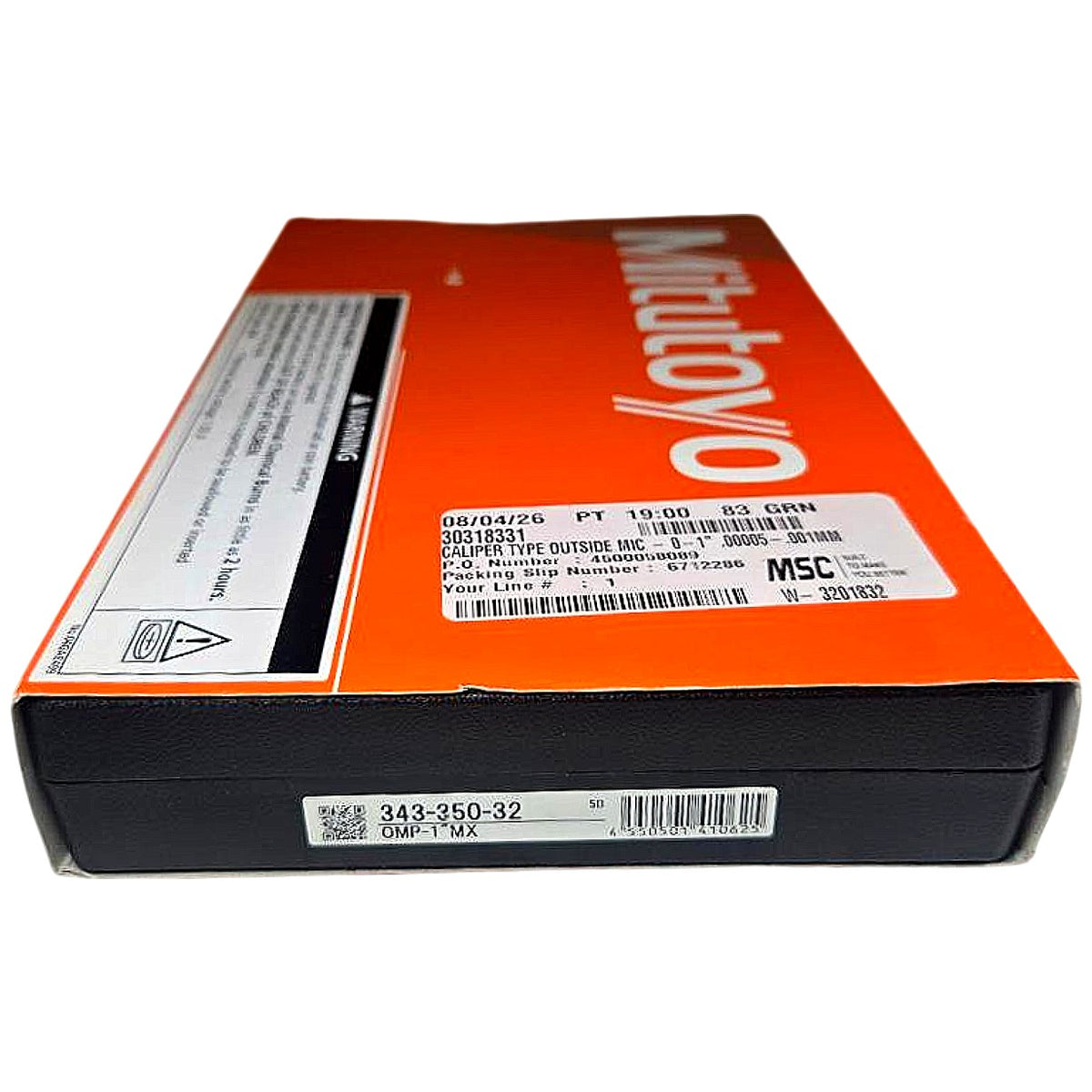 Mitutoyo 343-350-32 caliper jaw outside micrometer