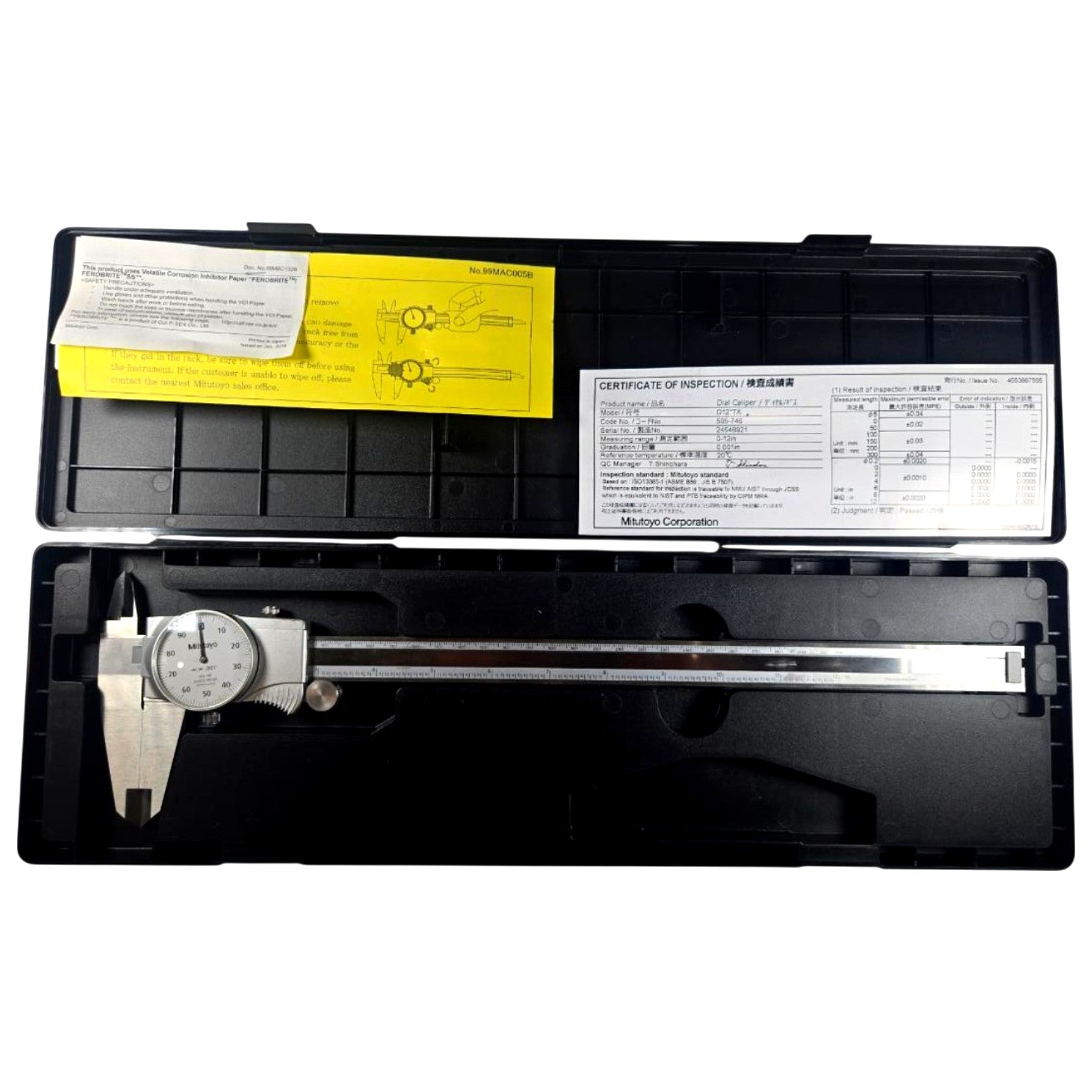Mitutoyo 505-746 dial caliper