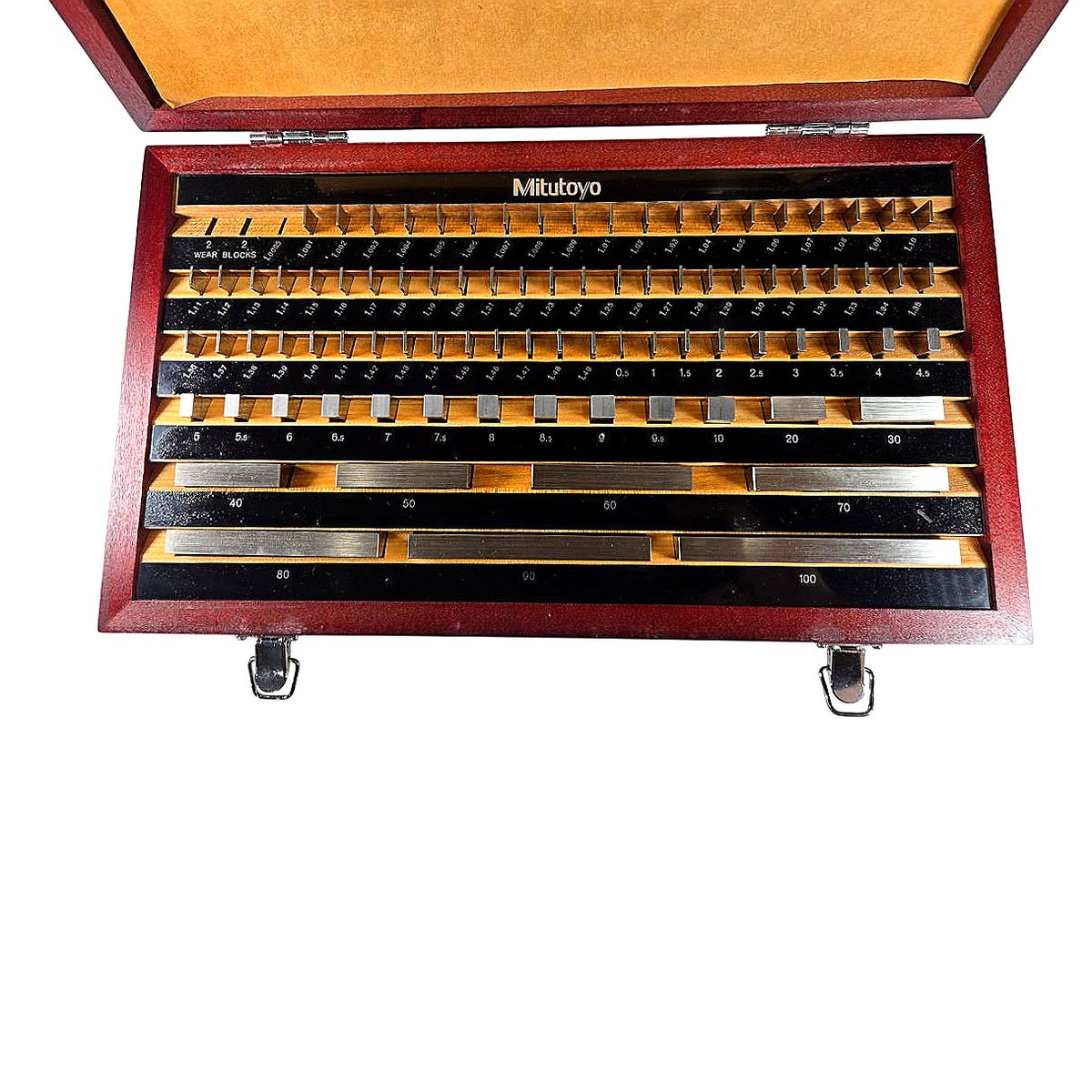 Mitutoyo 516-946-26 metric gage block set