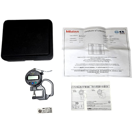 Mitutoyo 547-500S-CAL digital thickness gauge