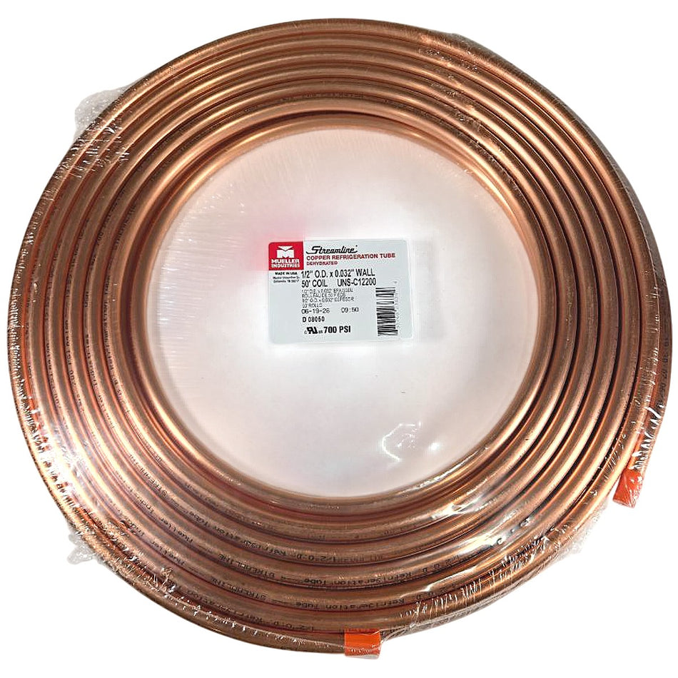 Mueller Streamline D08050P refrigeration copper tubing coil