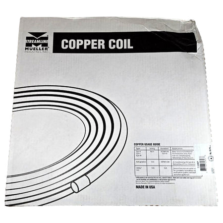Mueller Streamline D08050P refrigeration copper tubing coil