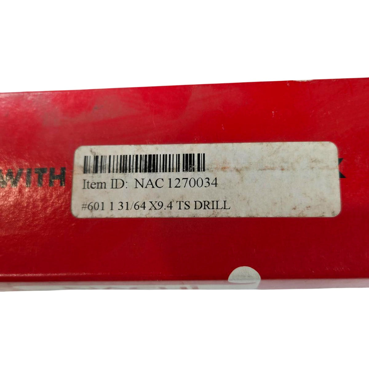 Nachi List 601 1-31/64 HSS Morse Taper Twist Drill