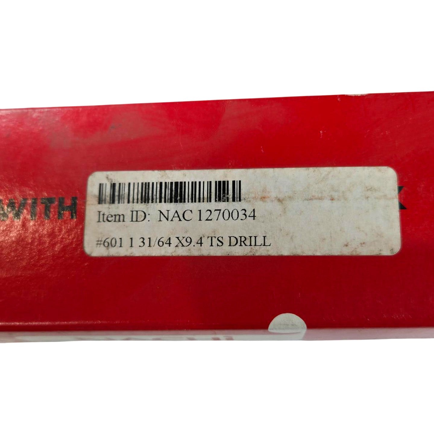 Nachi List 601 1-31/64 HSS Morse Taper Twist Drill