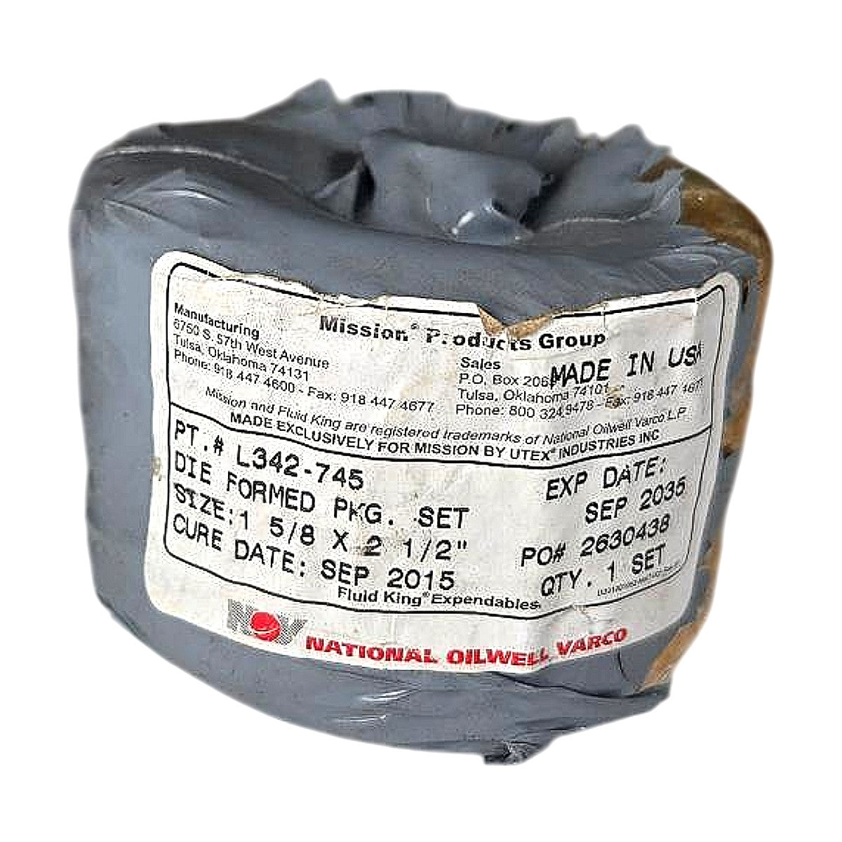 National Oilwell L342-745 Die Formed Packing Set