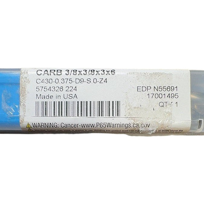 Niagara C430-0.375-D9-S.0-Z4 carbide roughing end mill