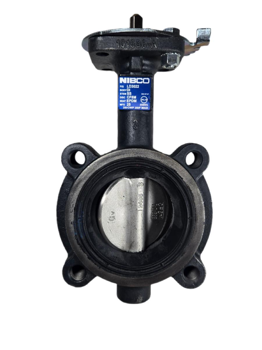 Nibco NLG243F 3" Lug butterfly valve
