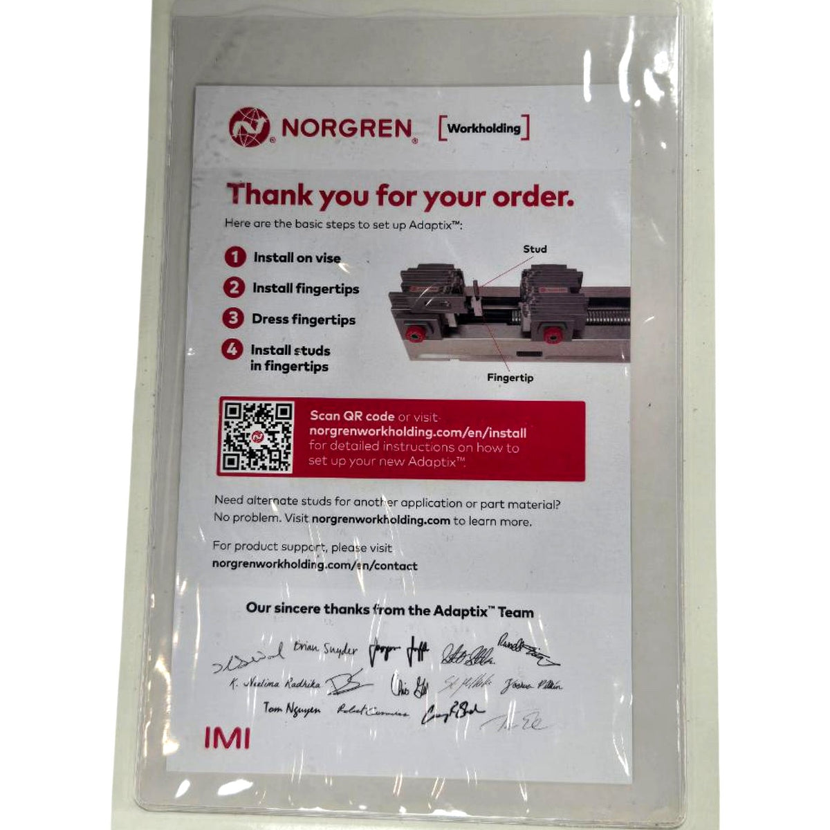 Norgren ASJ-KT-150 Adaptive Vise Jaw Kit