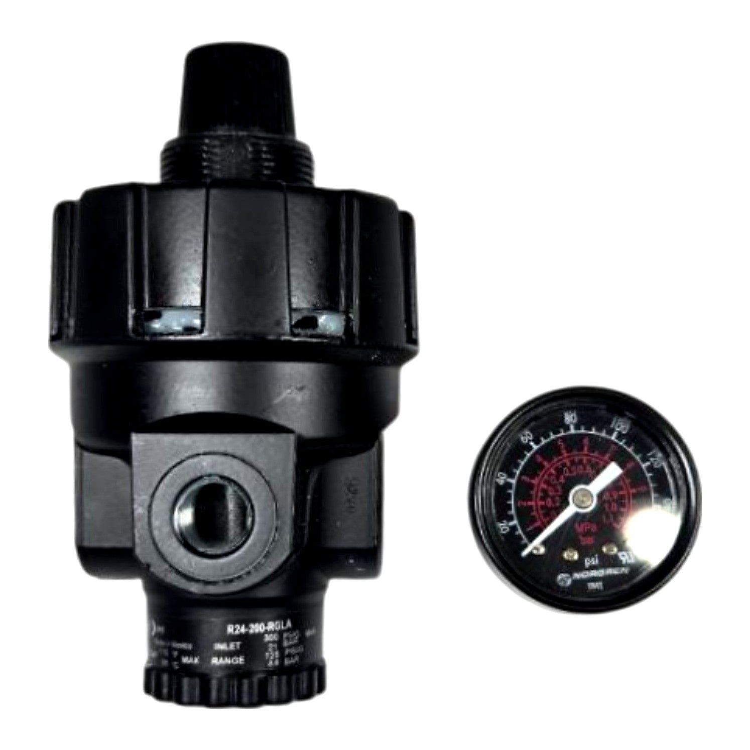 Norgren R24-200-RGLA pneumatic pressure regulator
