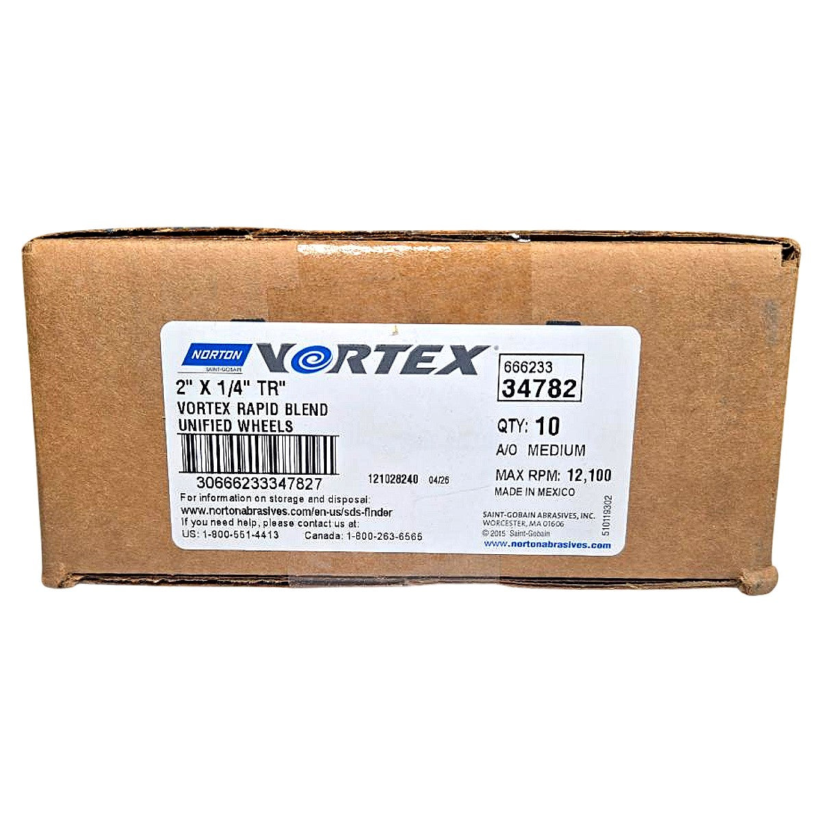 Norton 34782 Quick-Change Unified Wheel