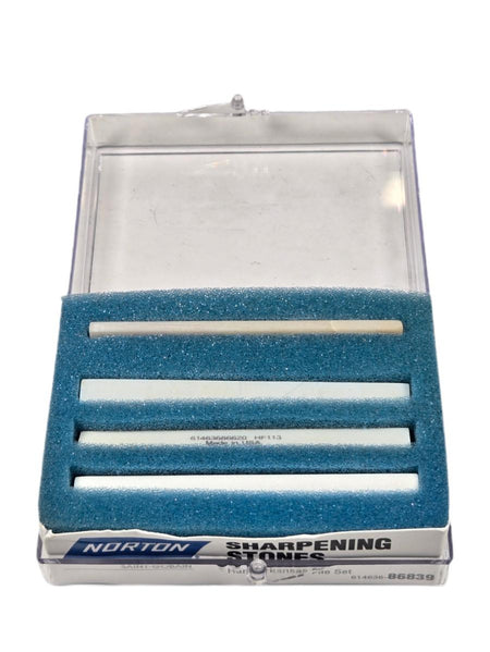 Norton 61463686839 Arkansas sharpening file set