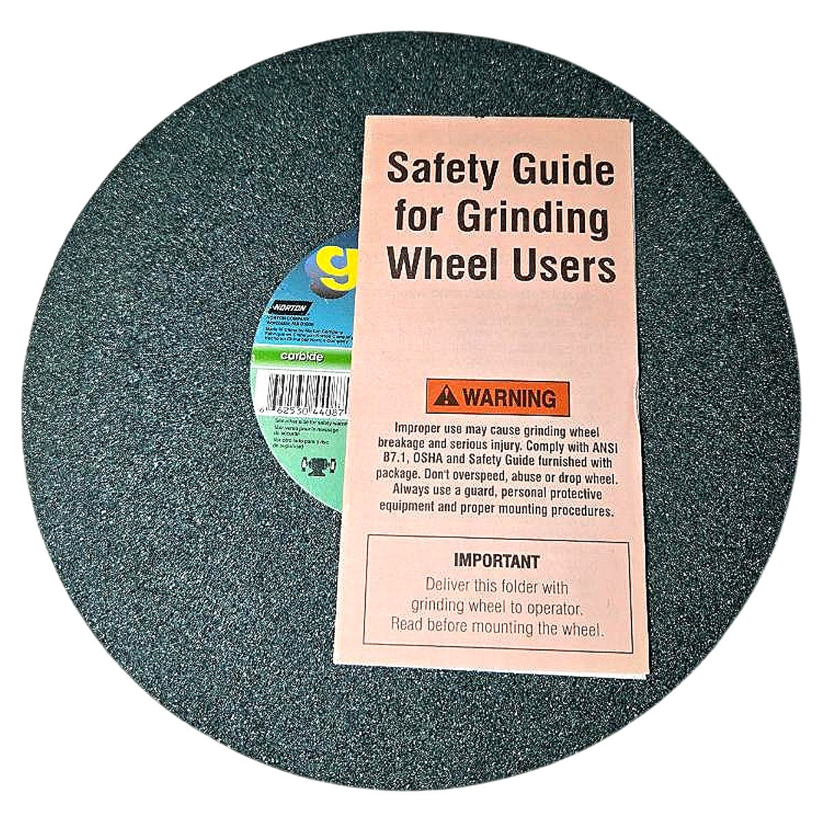 Norton 66253044087 bench pedestal grinding wheel