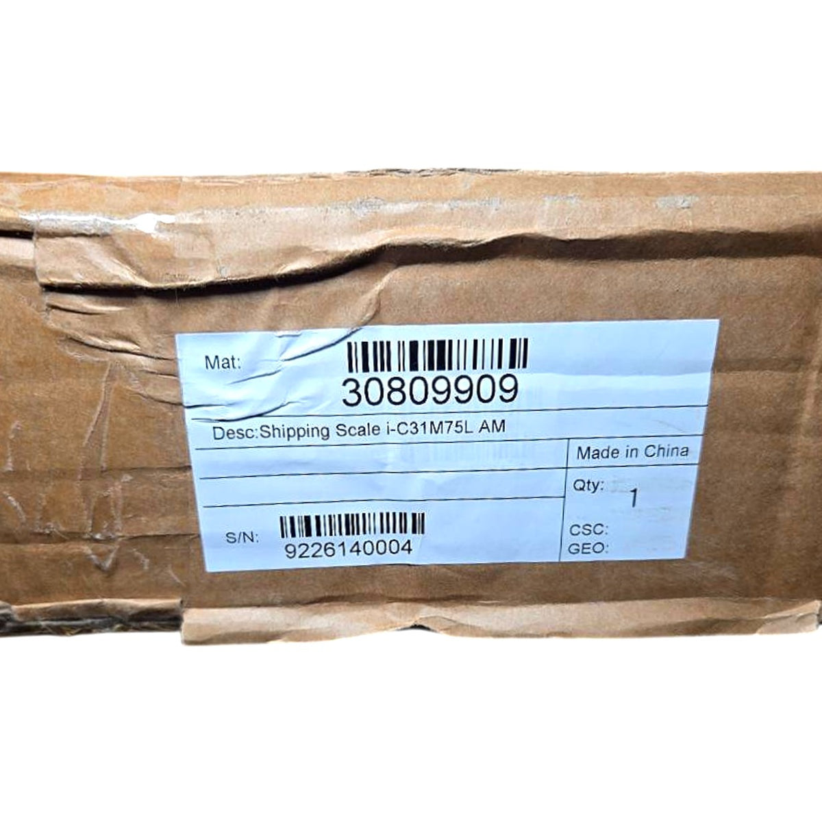 Ohaus i-C31M75L shipping bench scale
