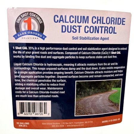 One Shot Coatings 1S-CACL-55 liquid dust control agent