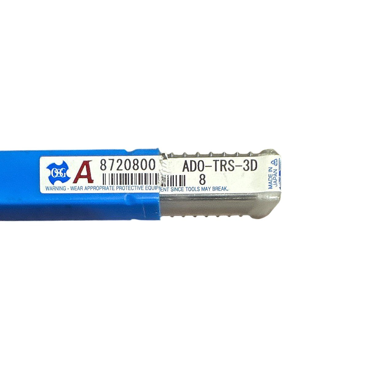 OSG ADO-TRS-3D-8 8mm 3xD Carbide carbide twist drill