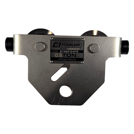 OZ Lifting Products OZSS05PBT stainless steel push beam trolley