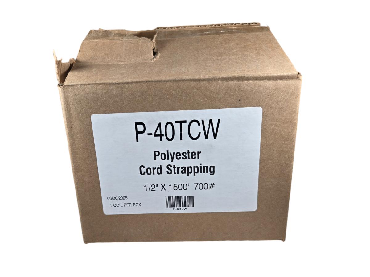 PAC Strapping products P-40TCW polyester cord strapping