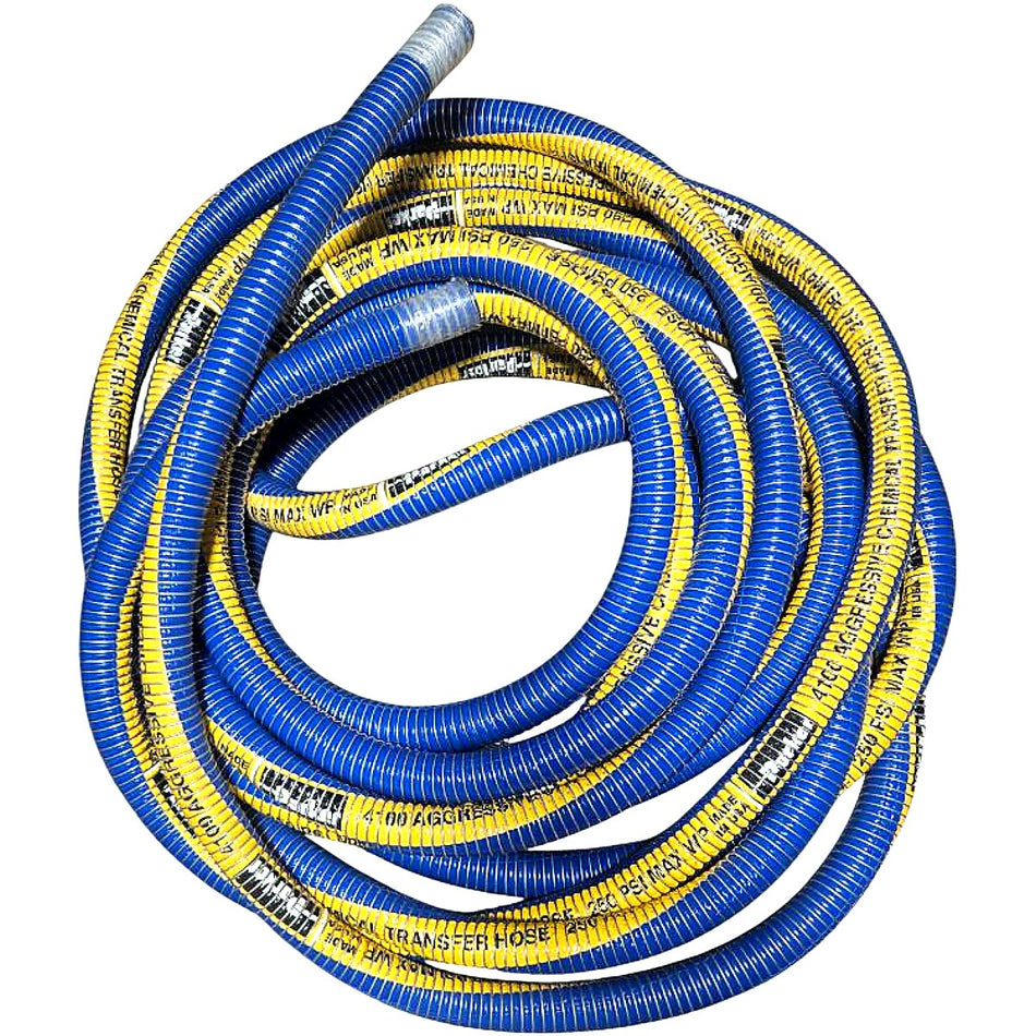 Parker 4100SGBL-1500 1-1/2 in x 72 ft 250 PSI Aggressive Chemical Transfer Hose