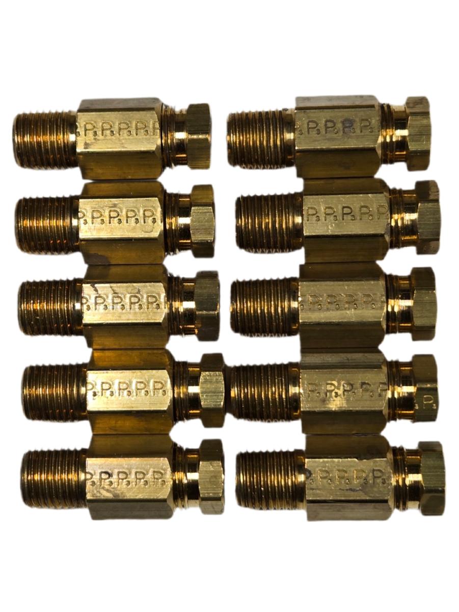 Parker 68HD-6-4 brass compression male connector