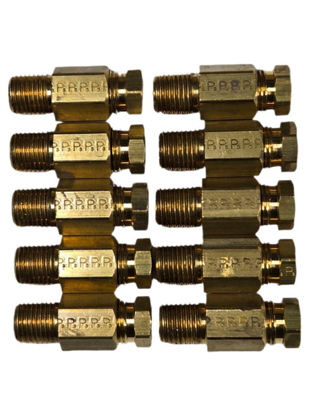 Parker 68HD-6-4 brass compression male connector