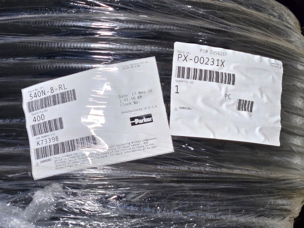 Parker PX-00231 polyurethane pneumatic hose