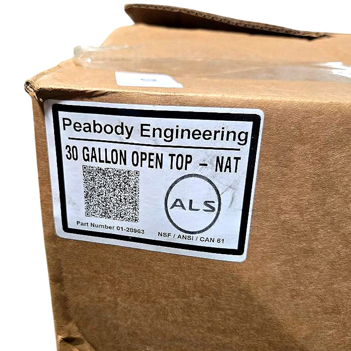 Peabody 01-28963 Open Top Poly Tank