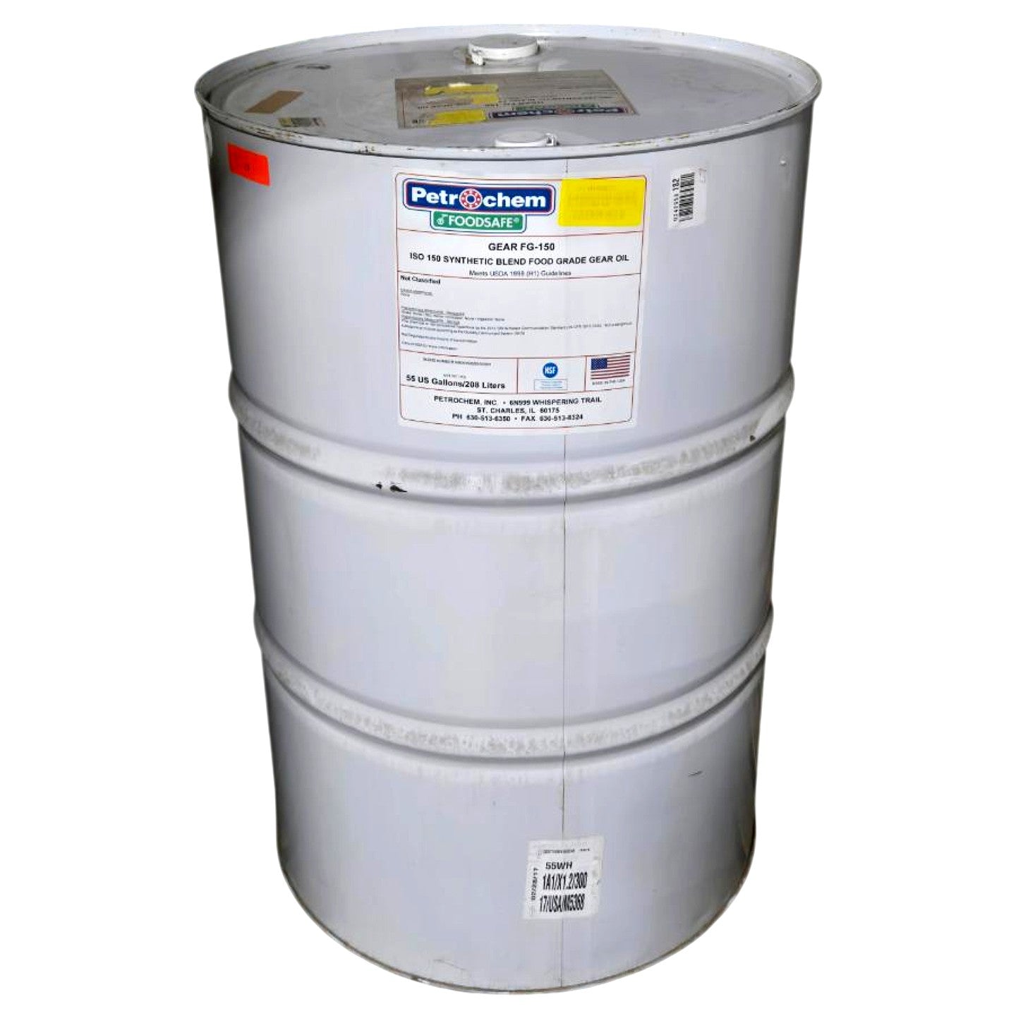 PetroChem FG-150-055 food grade gear oil drum