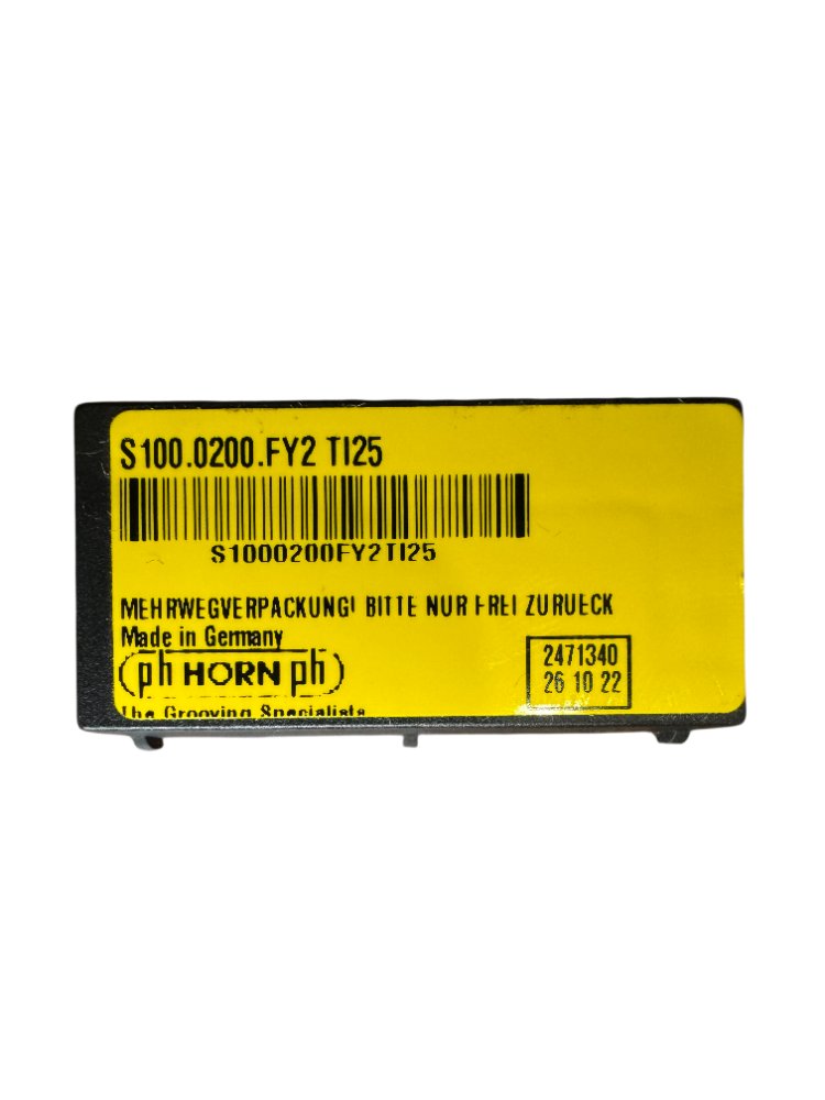 PH Horn S100.0200.FY2 TI25 carbide grooving insert