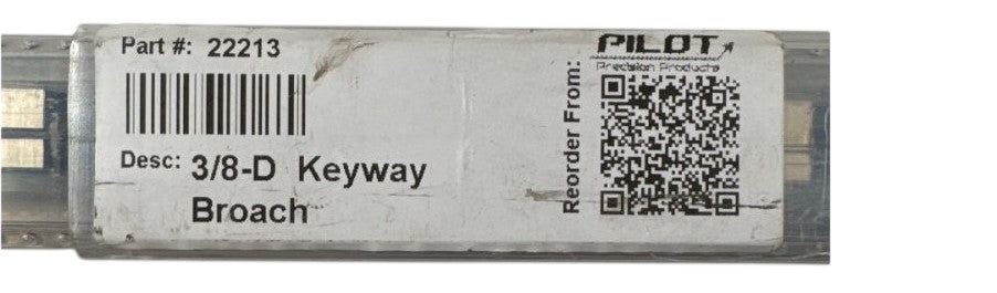 Pilot 22213 keyway broach