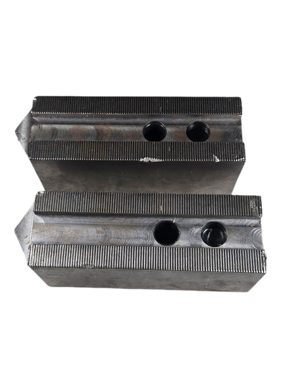 H&R Mfg HR-112-2.5-OP Serrated Steel Lathe Chuck Jaw PK2