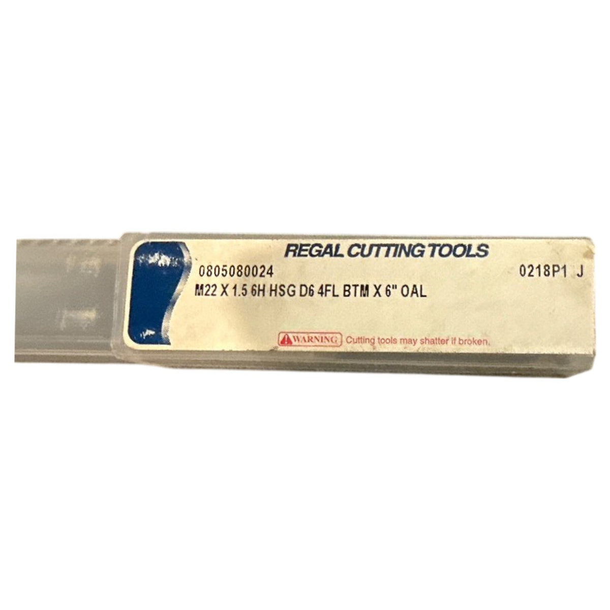 Regal Cutting Tools 0805080024 HSS Straight Flute Tap