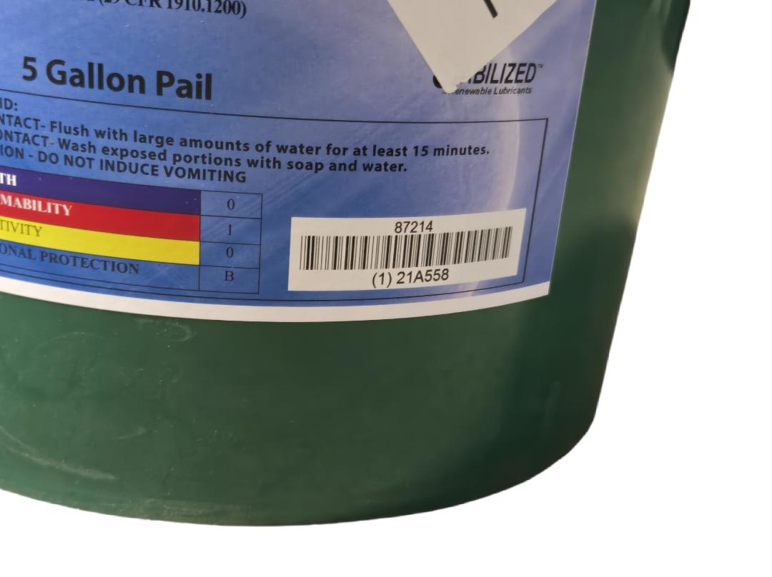 RENEWABLE LUBRICANTS 87214 food grade gear oil