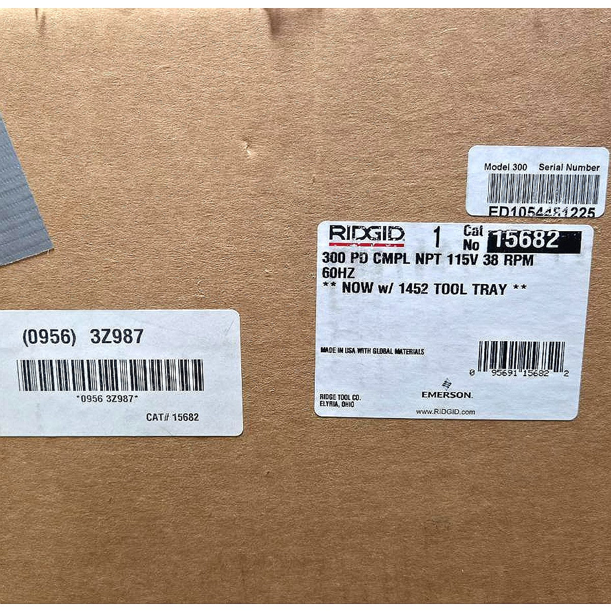 Ridgid 15682 Pipe Threading Machine