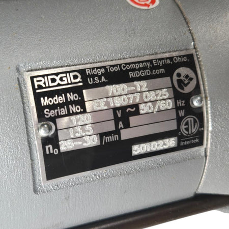 Ridgid 41935 electric pipe threading machine
