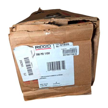 Ridgid 41935 electric pipe threading machine