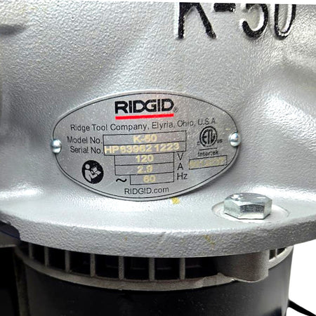 Ridgid K-50 sectional drain cleaning machine