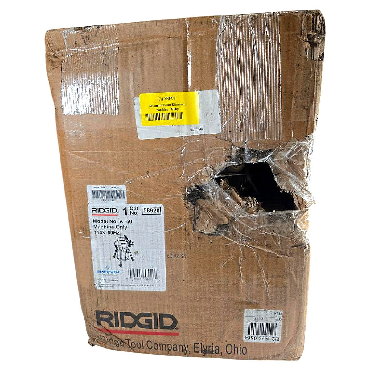 Ridgid K-50 sectional drain cleaning machine